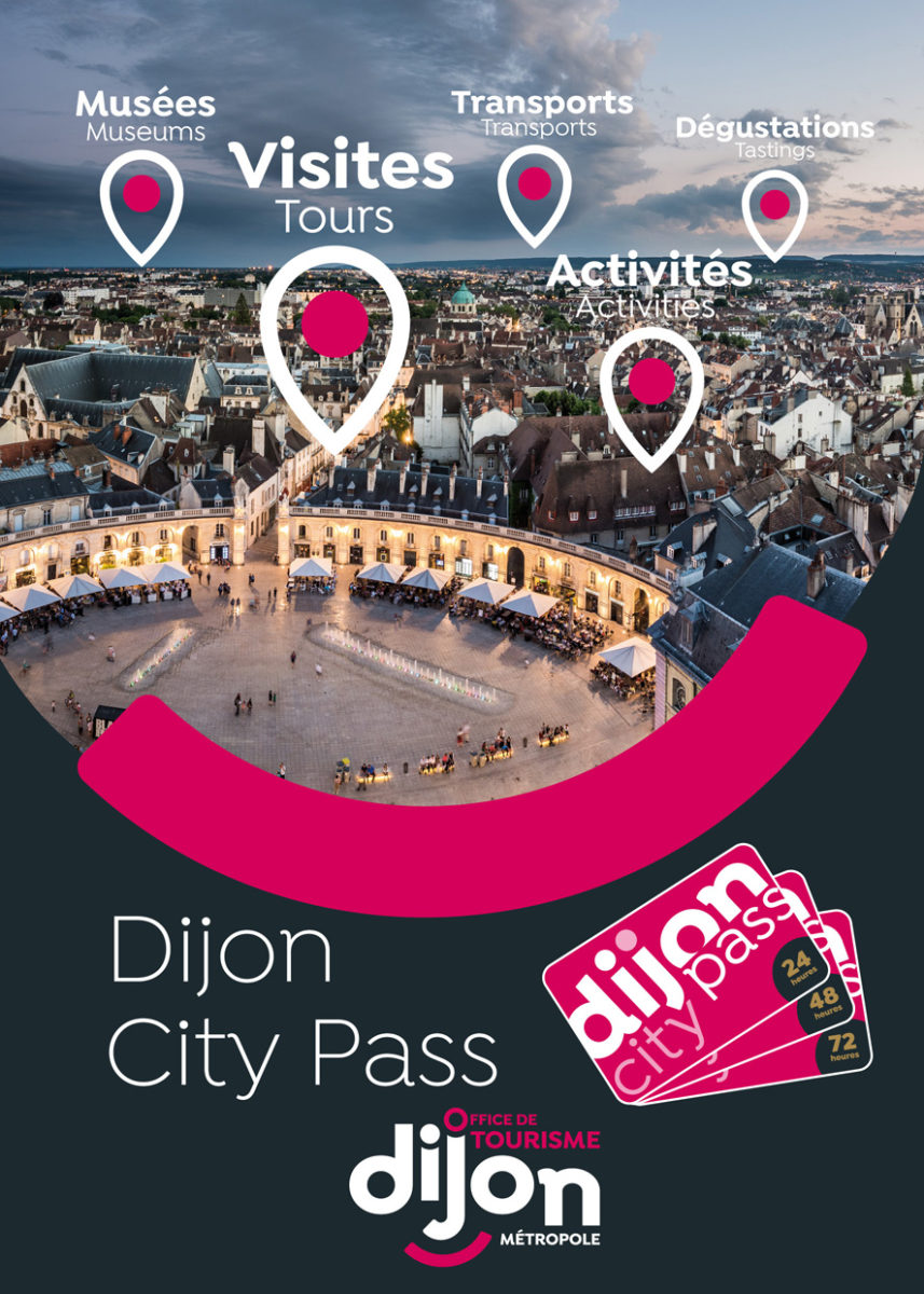 Brochures - Couverture Dijon City Pass