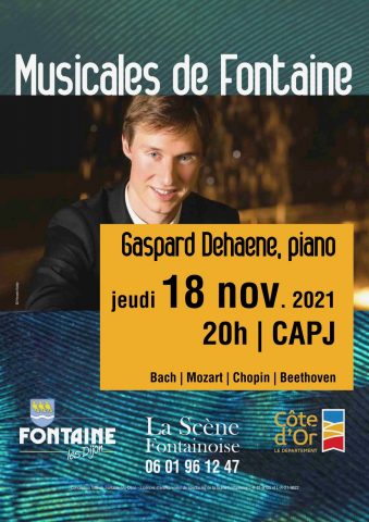 Musicales de Fontaine : Récital de piano de Gaspard Dehaene - 0