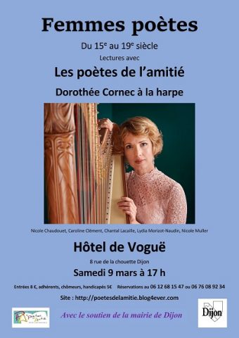Hommage aux femmes poètes au son de la harpe avec Dorothée Cornec - 1