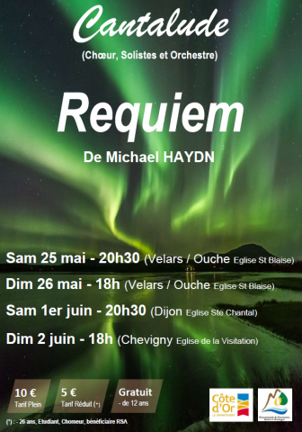 Concert CANTALUDE (Requiem M. HAYDN) - 0